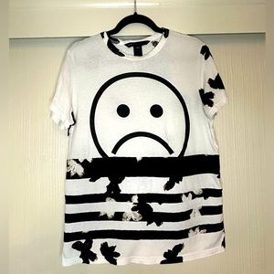 Marc By Marc Jacobs Unsmiley Sad Face Tee